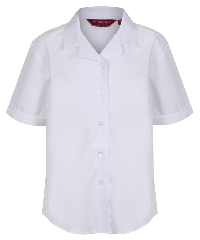 City Academy Girls white blouses- years 7,8 & 9  (twin pk)