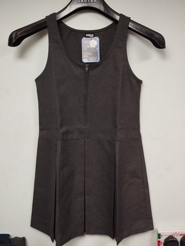 Pinafore Dress Grey