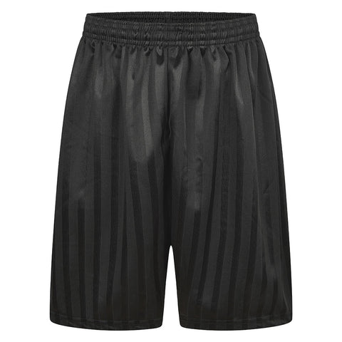 Black striped Mossbourne girls PE shorts