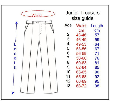 Grey Junior Boys School Trousers Trutex Hackney